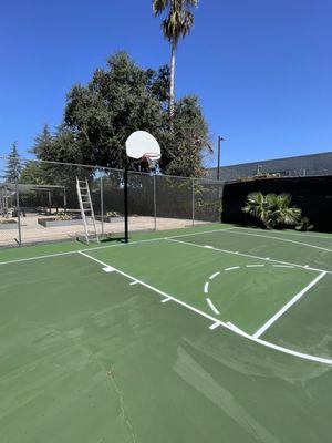 Nice basketball court