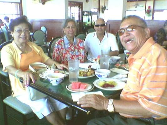 Mom, Mario, Mario's Brother/Sister At China Star