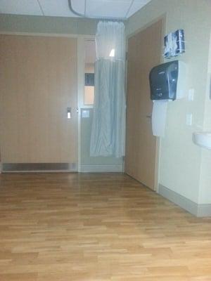 Inside patient room