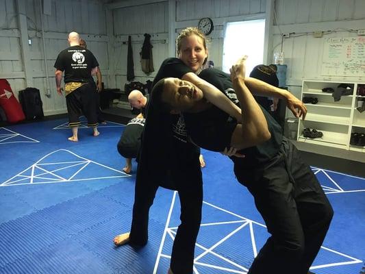 Class at the Wik Academy of Martial Arts.