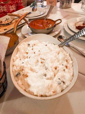 Dal Tadka, Butter Chicken & Curd Rice