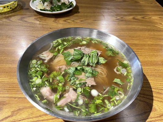 Pho with Filet Mignon and Brisket