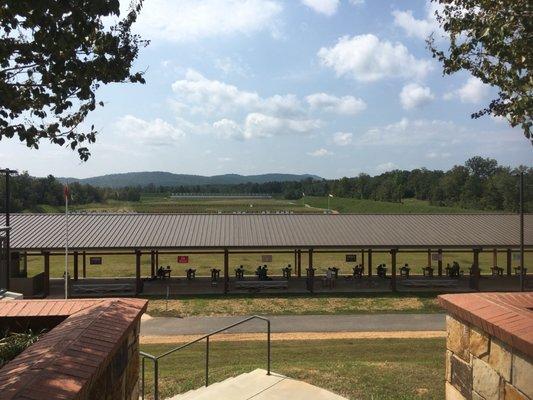 Awesome view from the club house over range one