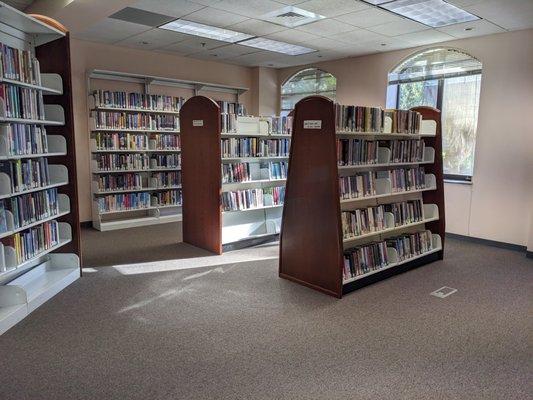 Stacks in the Beaufort Public Library