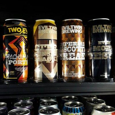 Just an assortment from Evil Twin Brewing