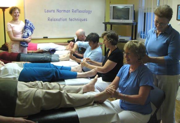 Laura Norman Foot, Hand, Face & Ear Reflexology Certification and continuing education classes