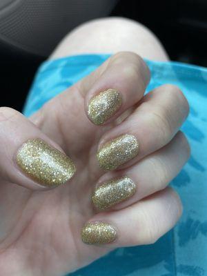 Gold shellac