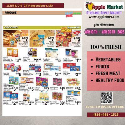 Weekly Offer .. April 19th - April 25th 2023
Super Market, Grocery, fresh meat, dairy products, fresh produce, health near Independence MO