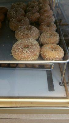 Everybody's heard of crumb cake doughnuts but what about the crumb raised Donuts Lucky Donuts is the best