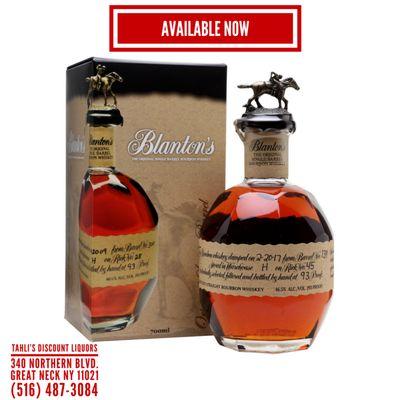 Blanton's available now, while supplies last!