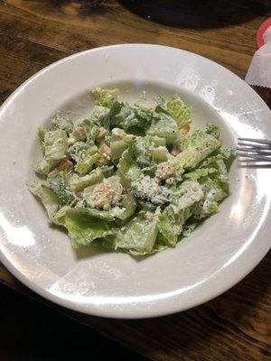 Green salad with blue cheese!