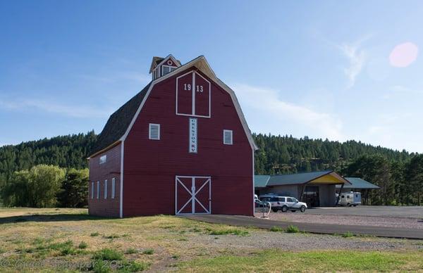 Van City RV next to the Big Red Barn on US Hwy 93 South of Kalispell.