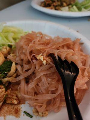 Avoid. Dyed pad thai