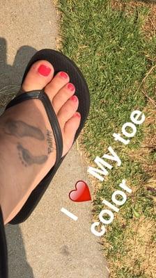 I loved my toes and my feet are now happy