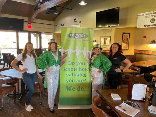 Ciara, Maira, and Mesquite Showgirls at Mesquite Golf Tournament