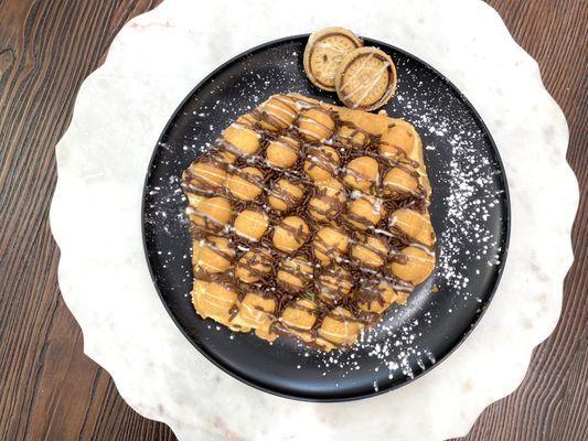 Mr. Bubbly Nutella Waffle