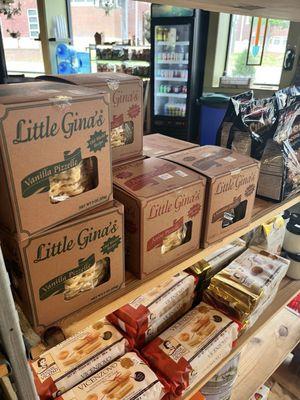 Little Gina's! Great product selection here