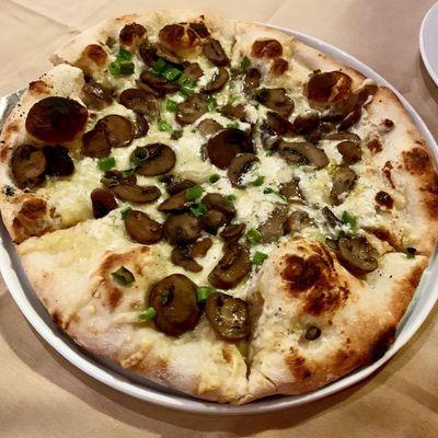 Mushroom truffle pizza