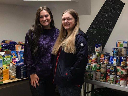 Our food pantry volunteers rock!!  Thank you for all you do!