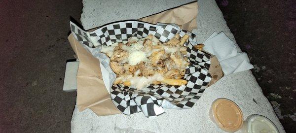 Phoenix fries with chicken