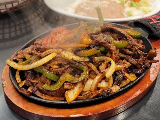 Steak fajitas