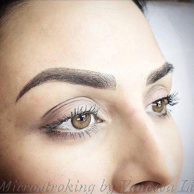 Microblading + shading technic by Vanessa