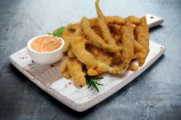 Fried green beans