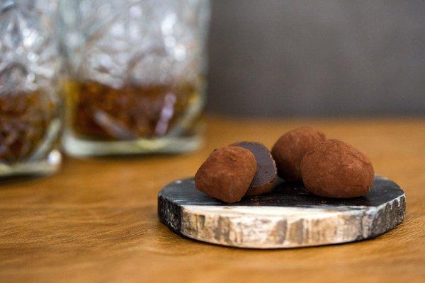 Double Oak Bourbon truffles