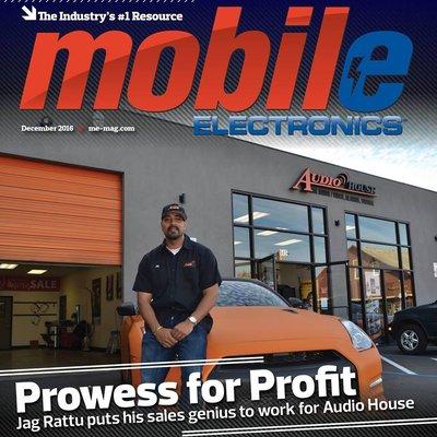 Audio House of Napa on the cover of the prestigious Mobile Electronics Magazine! What an honor!