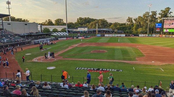 Beautiful night for a ball game!