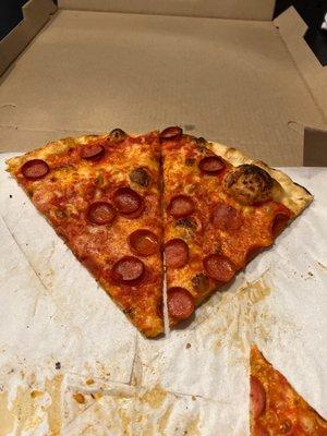 Double pepperoni pizza?!