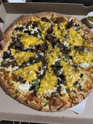 The Casa Cheesesteak Pie