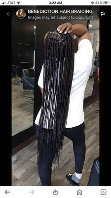 Knotless braids