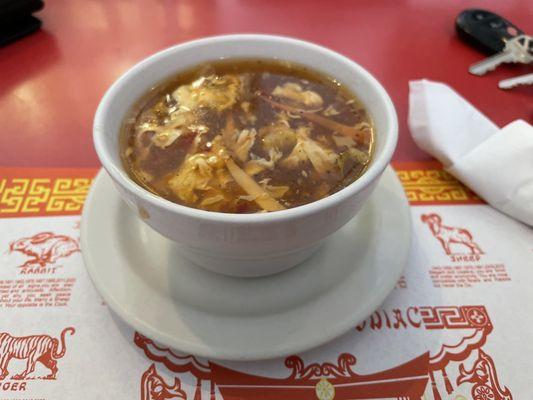 Hot & Sour Soup.  Excellent!!!