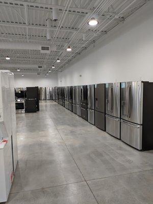 Huge refrigerator selection