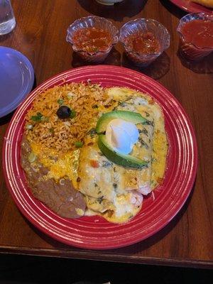 Seafood Enchilada