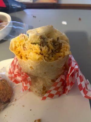 Carnitas burrito