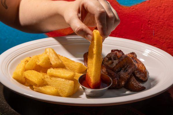 Yuca Frita y Plantain