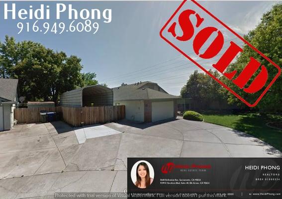 SOLD FOR $264,000! 23 Breland Ct, Sacramento, CA 95823