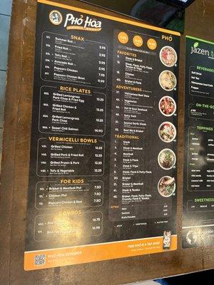 Menu-