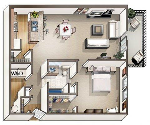 One Bedroom Watterson