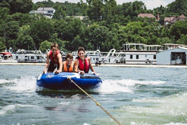 Burnside Marina tubing.