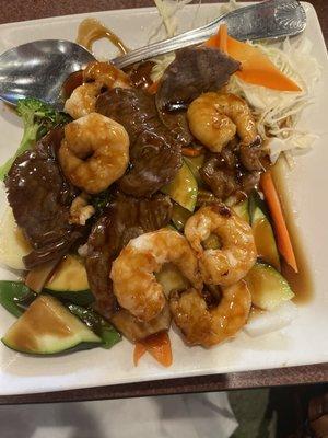 Steak & Shrimp Teriyaki!!! YUM!!!