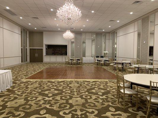 Smallest ballroom