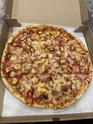 LARGE 1 TOPPING PIE LG WHOLE TOPPINGS: Pepperoni