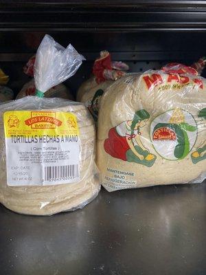 Pre-packaged masa and tortillas