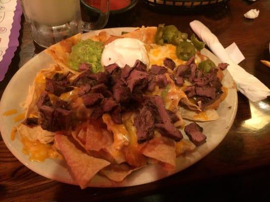 Fajita nachos