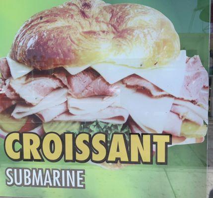 Submarine croissant