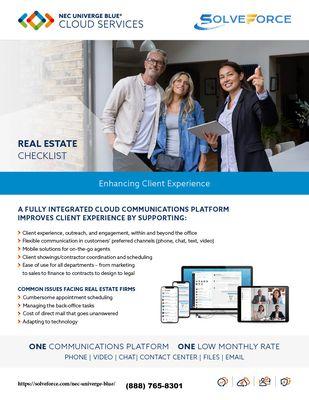 NEC Univerge Blue Cloud Services for the Real Estate Industry