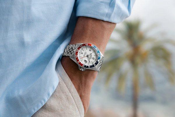 THE NEW DELMA SANTIAGO GMT MERIDIAN AUTOMATIC